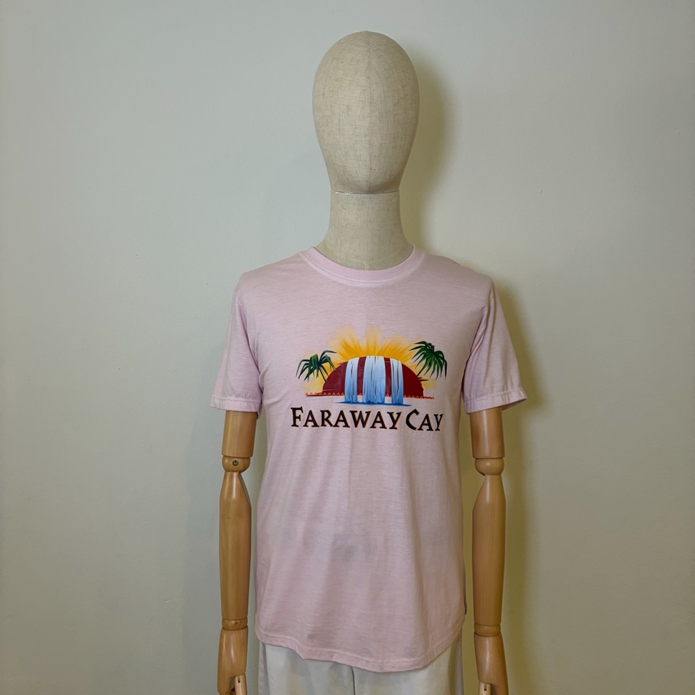 MEN Sport Pale Pink Faraway Cay Graphic Tee - S & L